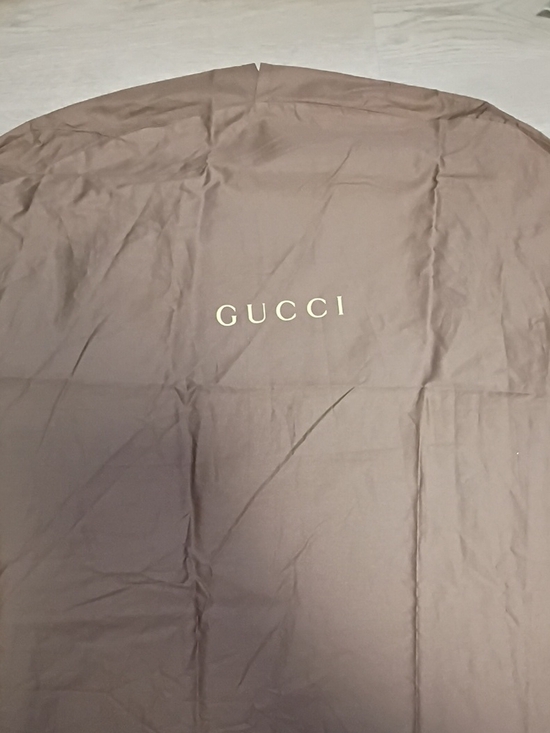 Gucci Accessories - Gucci Taupe Dust Cover with Gold Logo